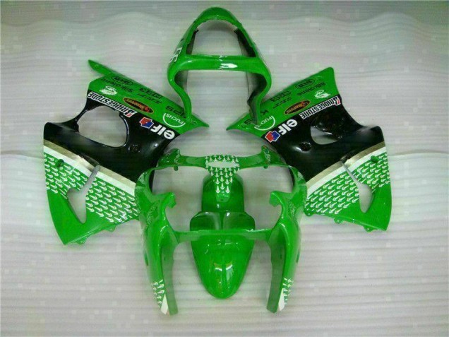 ABS Kit Carenatura Kawasaki ZX6R 2000-2002 - Verde Nero