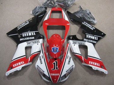 ABS Kit Carenatura Yamaha R1 2009-2011 - Rosso Bianco Nero