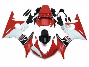 ABS Kit Carenatura Yamaha R6 2003-2005 - Rosso Bianco Nero