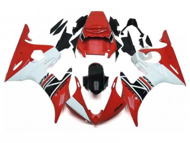 ABS Kit Carenatura Yamaha R6 2003-2005 - Rosso Bianco Nero