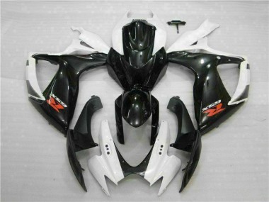 ABS Kits Carena Suzuki GSXR 600 / 750 K6 2006-2007 - Bianco Nero