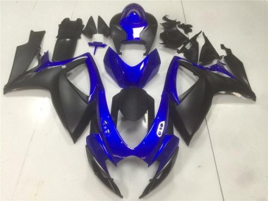 ABS Kits Carena Suzuki GSXR 600 / 750 K6 2006-2007 - Nero Blu