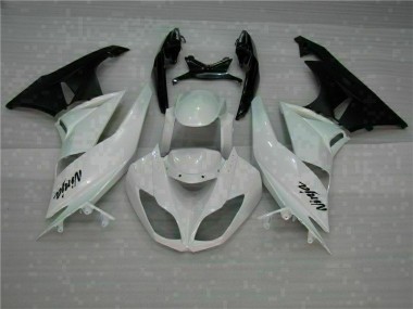 ABS Kits Carenatura Kawasaki ZX6R 2009-2012 - Bianco Nero