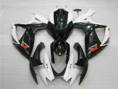 ABS Kits Carenatura Suzuki GSXR 600 / 750 K6 2006-2007 - Bianco Nero