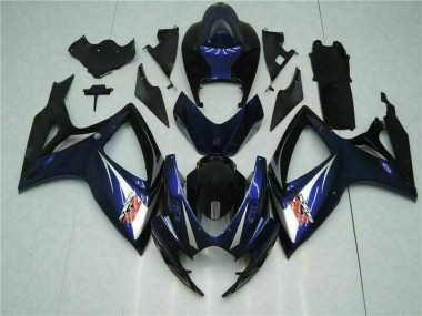 ABS Kits Carenatura Suzuki GSXR 600 / 750 K6 2006-2007 - Nero Blu