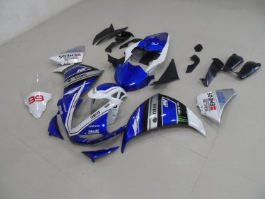 ABS Kits Carenatura Yamaha R1 2012-2014 - Blu Bianco