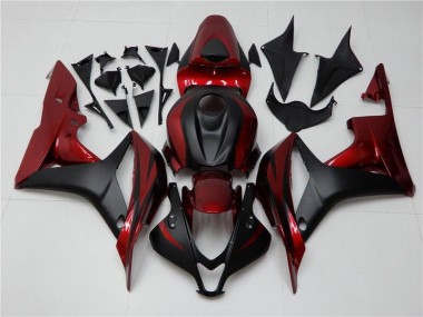 ABS Kits Carene Honda CBR 600 RR 2007-2008 - Rosso Nero