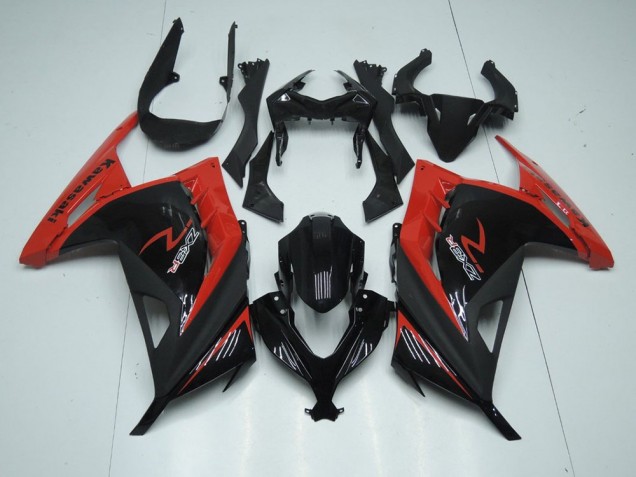 ABS Kits Carene Kawasaki ZX 300R 2013-2016 - Rosso Nero