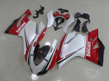 ABS Plastica & Carena Ducati 1199 2011-2014 - Bianco Rosso