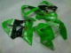 ABS Plastica & Carena Kawasaki ZX6R 2000-2002 - Verde Nero