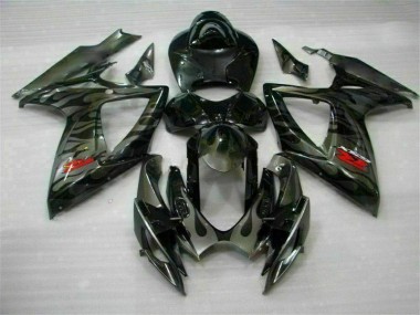 ABS Plastica & Carena Suzuki GSXR 600 / 750 K6 2006-2007 - Nero