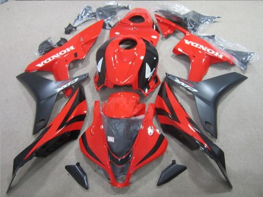 ABS Plastica Honda CBR 600 RR 2007-2008 - Nero Rosso