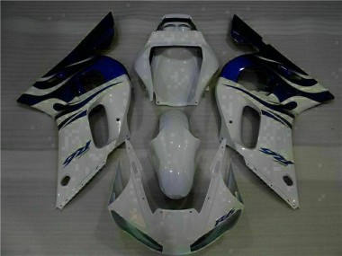 ABS Plastica Yamaha R6 1998-2002 - Bianco Blu