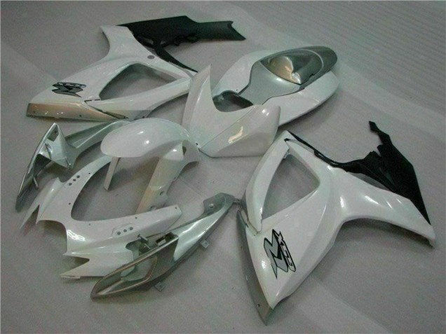 Carena Suzuki GSXR 600 / 750 K6 2006-2007 - Bianco Argento