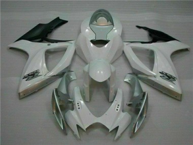 Carena Suzuki GSXR 600 / 750 K6 2006-2007 - Bianco Argento