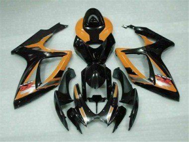 Carena Suzuki GSXR 600 / 750 K6 2006-2007 - Nero Arancia