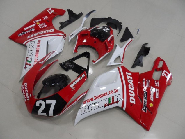 Carene Ducati 848 1098 1198 2007-2014 - Bandiera 27