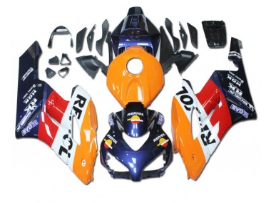 Carene Honda CBR 1000 RR 2004-2005 - Arancia Rosso Blu Repsol