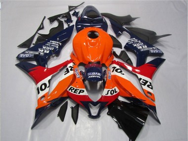 Carene Honda CBR 600 RR 2007-2008 - Arancia Blu Nero Repsol