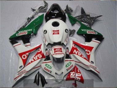 Carene Honda CBR 600 RR 2007-2008 - Bianco Rosso Verde San Carlo Castrol