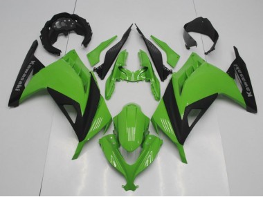 Carene Kawasaki ZX 300R 2013-2016 - Stile OEM Verde