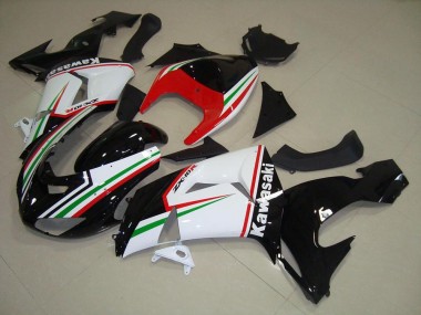 Carene Kawasaki ZX10R 2006-2007 - Bianco & Nero