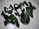 Carene Kawasaki ZX10R 2006-2007 - Nero Verde Fiamma