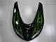 Carene Kawasaki ZX10R 2006-2007 - Nero Verde Fiamma