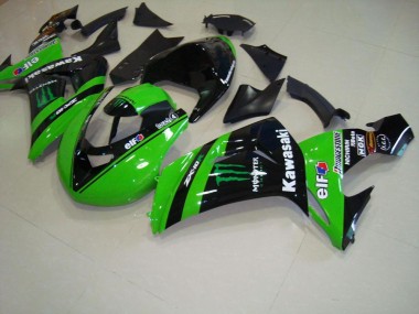 Carene Kawasaki ZX10R 2006-2007 - Verde Monster Corsa