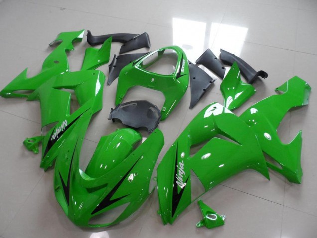 Carene Kawasaki ZX10R 2006-2007 - Verde Nero Arrow