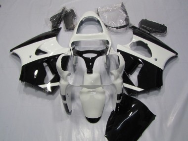 Carene Kawasaki ZX6R 2000-2002 - Bianco Nero