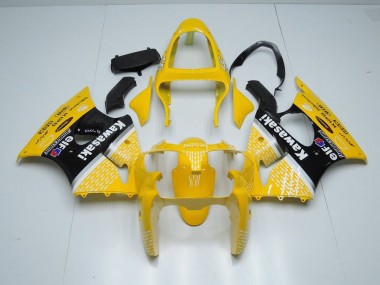 Carene Kawasaki ZX6R 2000-2002 - Giallo Arrow