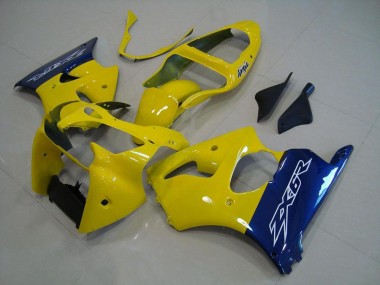 Carene Kawasaki ZX6R 2000-2002 - Giallo Blu