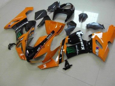 Carene Kawasaki ZX6R 2005-2006 - Arancia Monster