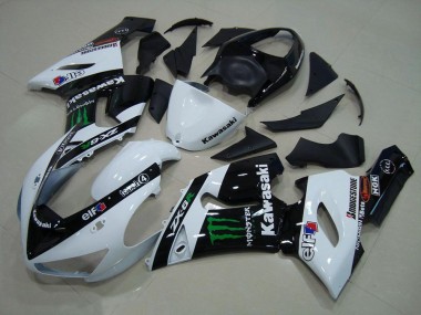 Carene Kawasaki ZX6R 2005-2006 - Bianco Monster