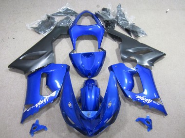 Carene Kawasaki ZX6R 2005-2006 - Blu Bianco Ninja 636