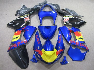 Carene Kawasaki ZX6R 2005-2006 - Blu Red Bull Ninja