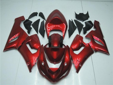 Carene Kawasaki ZX6R 2005-2006 - Caramella Rosso