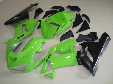 Carene Kawasaki ZX6R 2005-2006 - Lime Verde