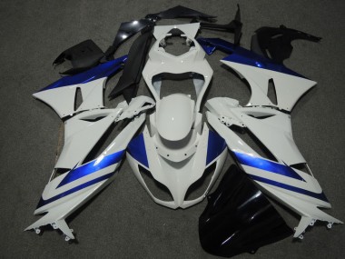 Carene Kawasaki ZX6R 2009-2012 - Bianco Blu