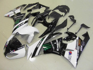 Carene Kawasaki ZX6R 2009-2012 - Bianco Monster