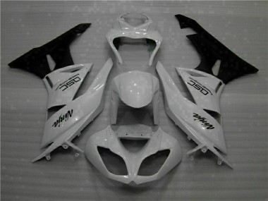 Carene Kawasaki ZX6R 2009-2012 - Bianco Nero Ninja