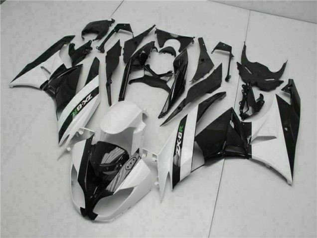 Carene Kawasaki ZX6R 2009-2012 - Nero Bianco