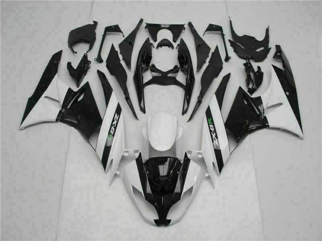 Carene Kawasaki ZX6R 2009-2012 - Nero Bianco