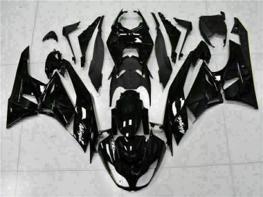 Carene Kawasaki ZX6R 2009-2012 - Nero Bianco Ninja