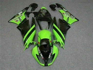 Carene Kawasaki ZX6R 2009-2012 - Nero Verde 3M Touch4