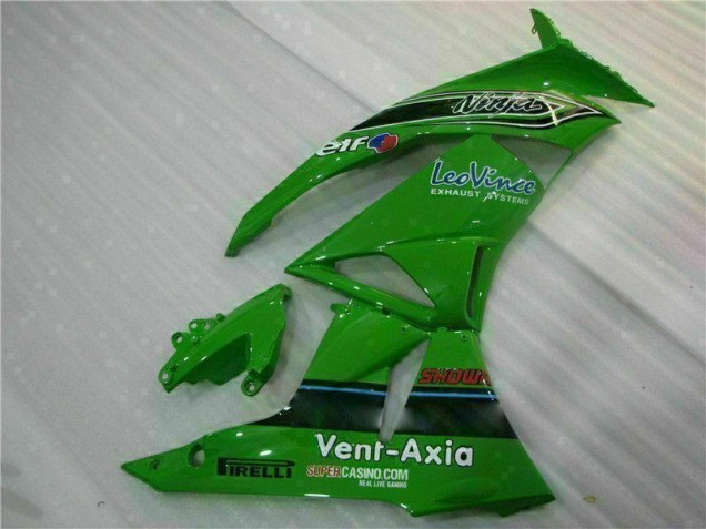 Carene Kawasaki ZX6R 2009-2012 - Verde Nero LeoVince