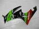 Carene Kawasaki ZX6R 2009-2012 - Verde Nero Rosso