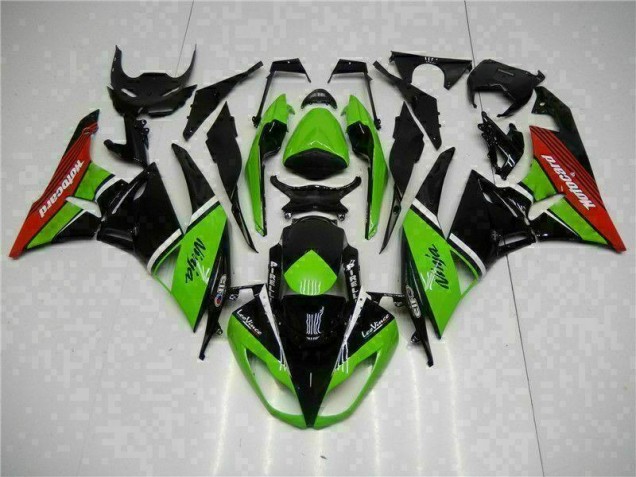 Carene Kawasaki ZX6R 2009-2012 - Verde Nero Rosso