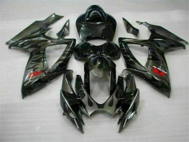 Carene & Plastica Suzuki GSXR 600 / 750 K6 2006-2007 - Nero